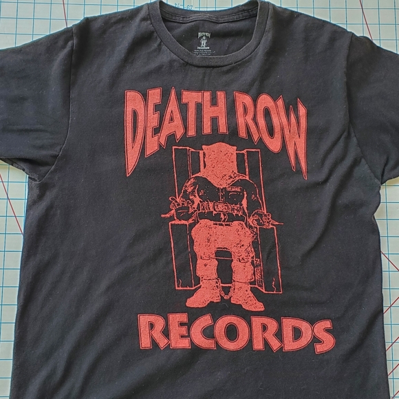 Death Row Records Other - 90’s vintage Death Row Records T-Shirt Black Red